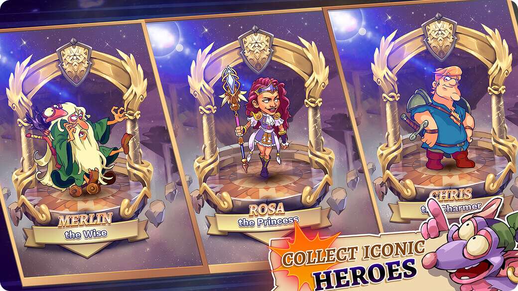 Collect iconic heroes